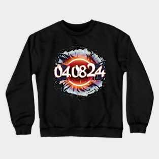 Solar Eclipse, Graffiti Design Crewneck Sweatshirt